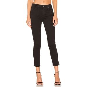 Agolde Sophie Crop Skinny Jeans in Jet Black
